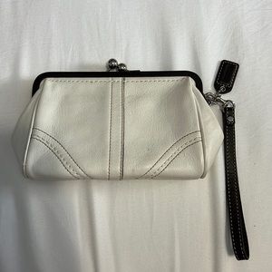 Coach wristlet. 6 1/2 X 4 1/2 inches.